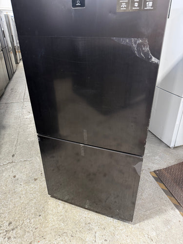 Transportation damaged TCL 416L Bottom Mount Refrigerator Model: P445BFB - Second Hand Appliances Geebung